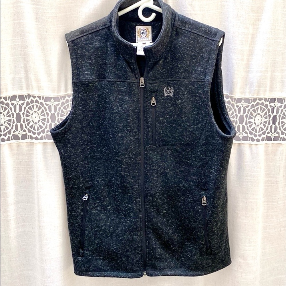 Cinch Black and Grey Men’s Knit Vest
